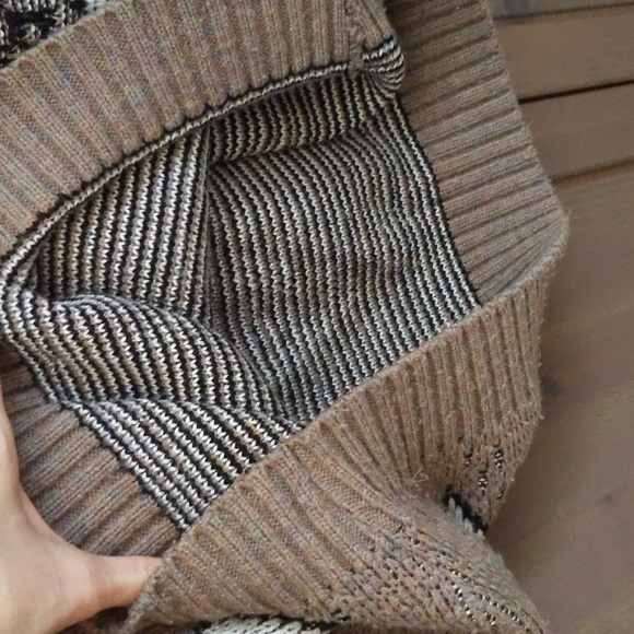 Vintage geometric wool-blend sweater - Picture 8 of 8